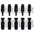 Waterproof IP67/IP68 30A & 45A PV Cable Connectors for Solar Panels: Suitable for 4-6mm² DC Solar Cables